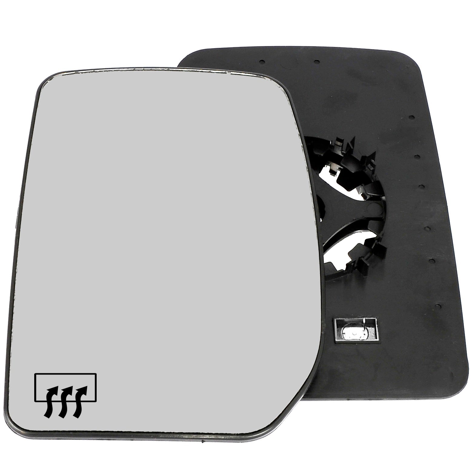 Left side wing door mirror glass for Ford Transit