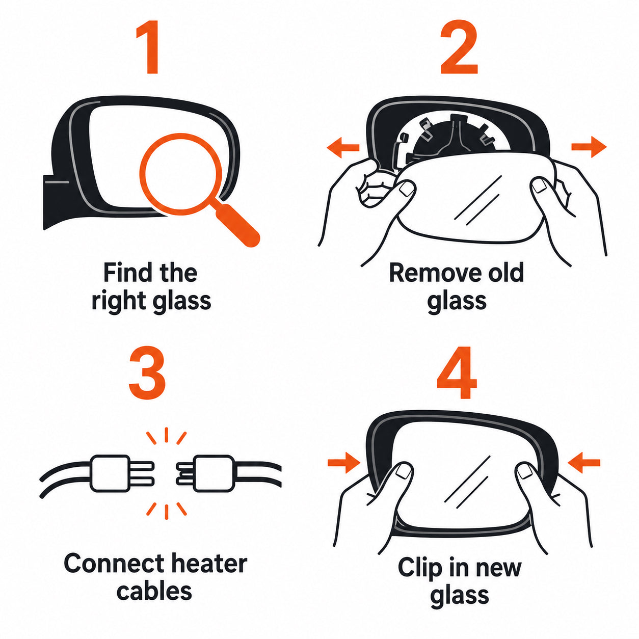 Replacing Wing Mirror Glass - Why the Clip-On Type Makes It a 2-Minute Job