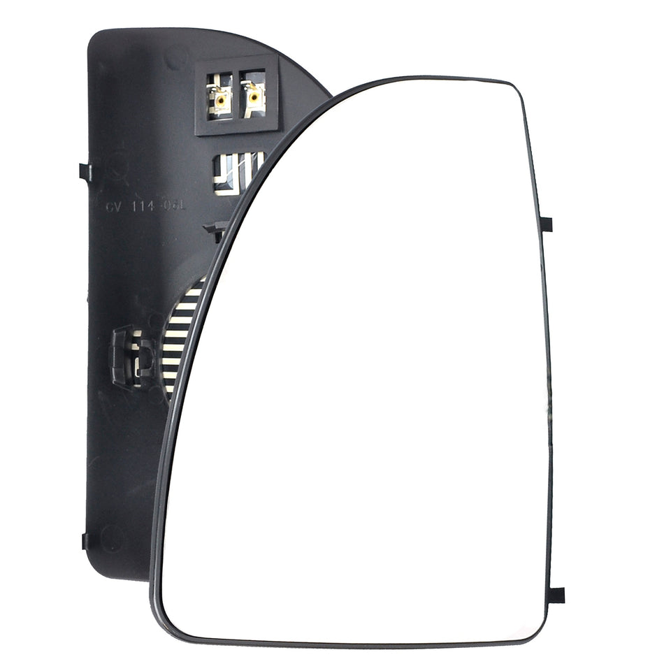 Left side wing door mirror glass for Fiat Ducato