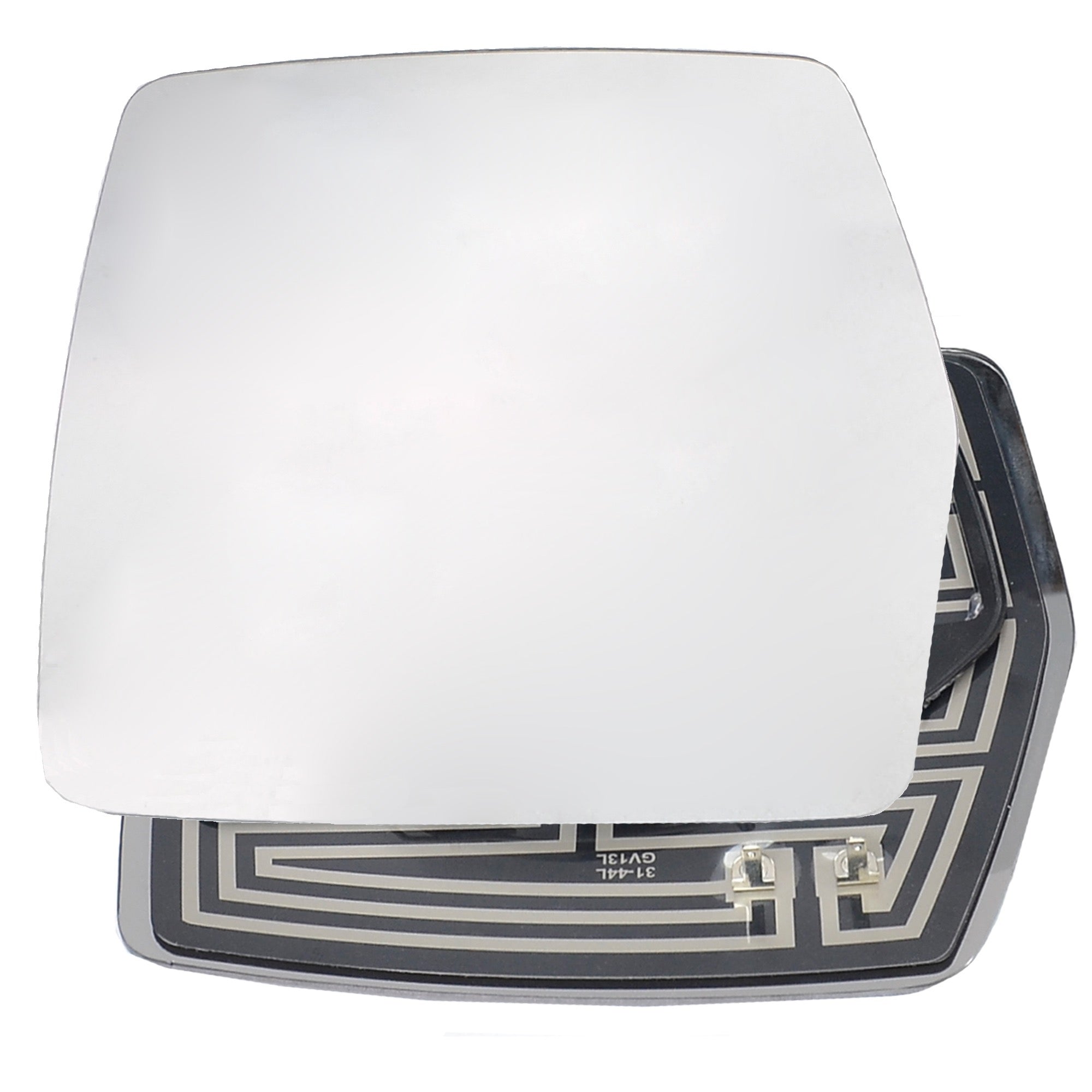 Left side wing door mirror glass for Citroen Dispatch, Fiat Scudo