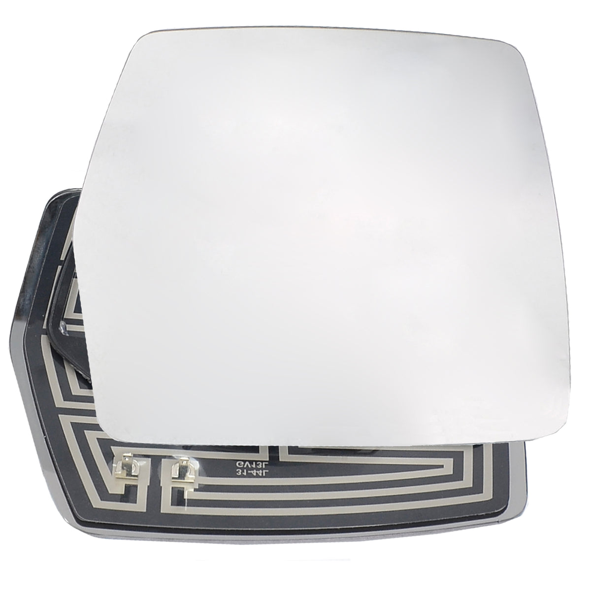 Right side wing door mirror glass for Citroen Dispatch, Fiat Scudo