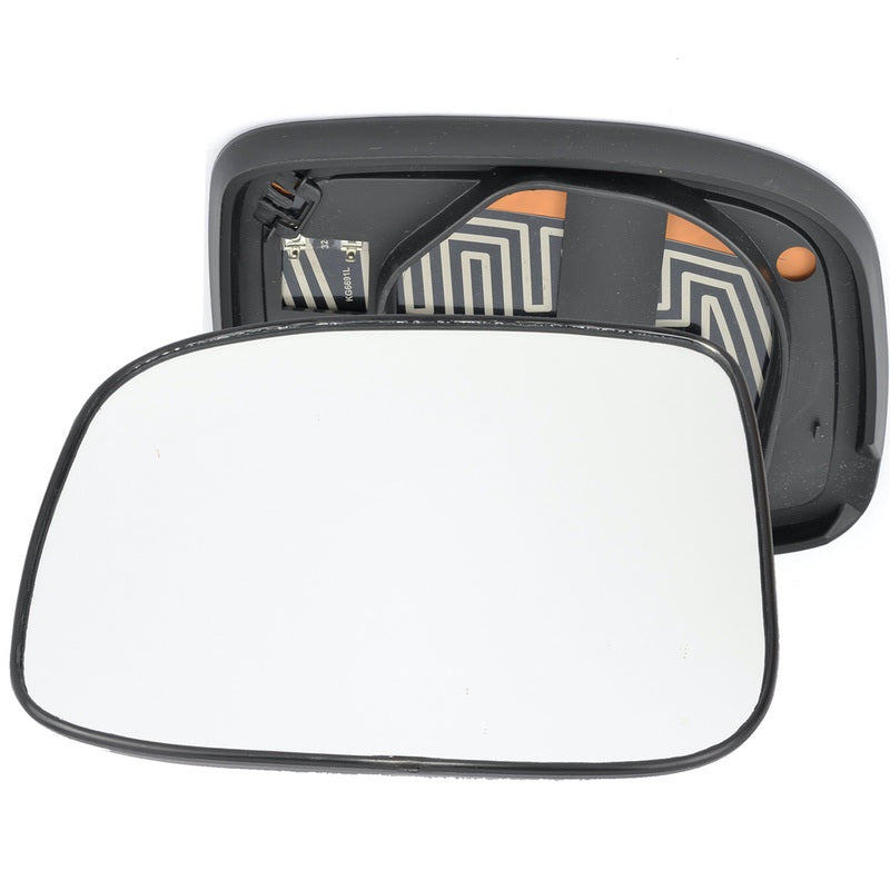 Left side wing door mirror glass for Isuzu Rodeo
