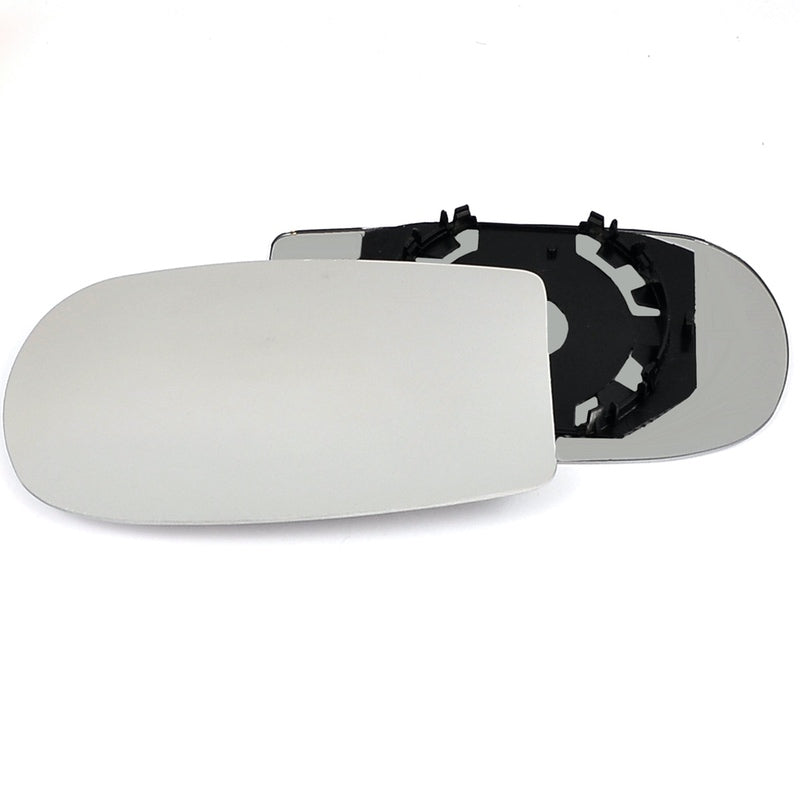 Left side wing door mirror glass for Fiat Punto