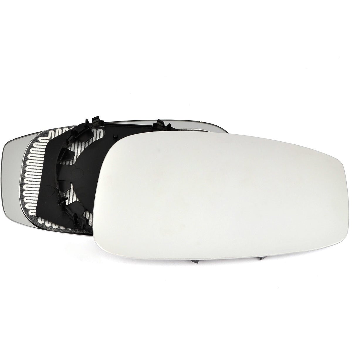 Right side wing door mirror glass for Fiat Idea
