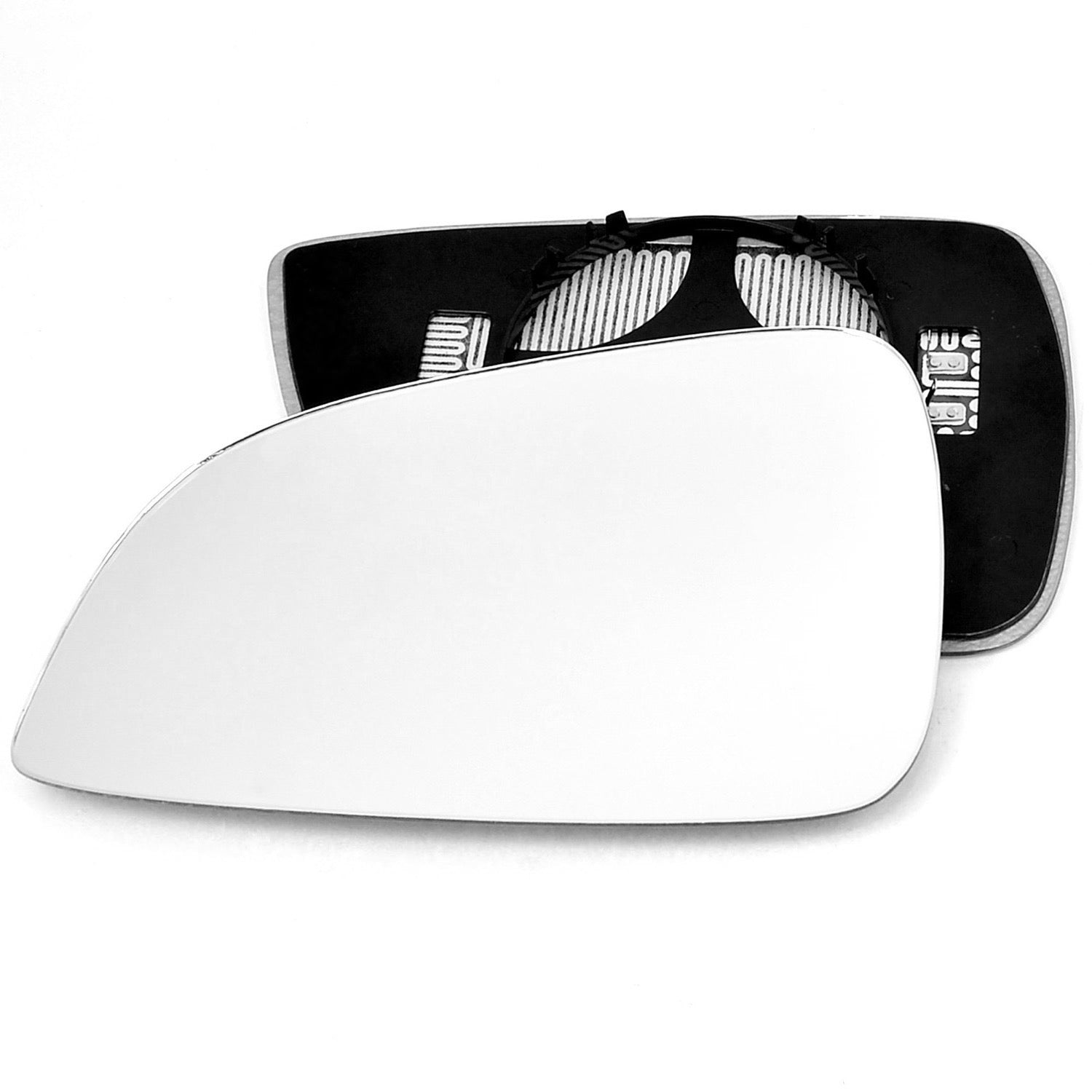 Left side wing door mirror glass for Vauxhall Astra