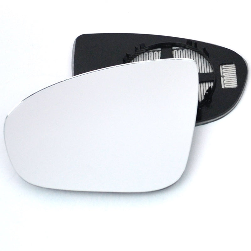 Left side wing door mirror glass for Vauxhall Meriva