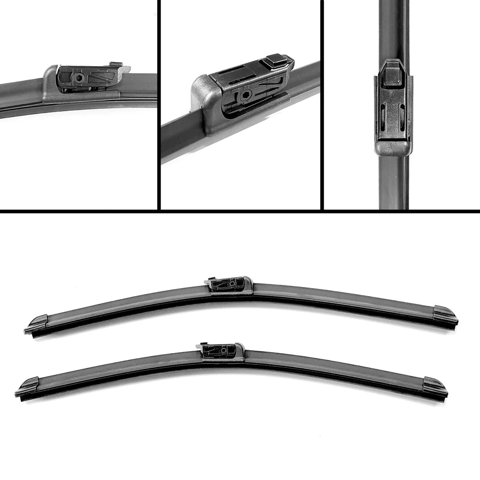 For VW Passat B7 2011-2014 Front Windscreen Wiper Blades Set