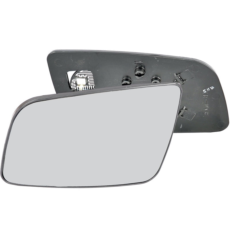 Left side wing door mirror glass for Vauxhall Astra
