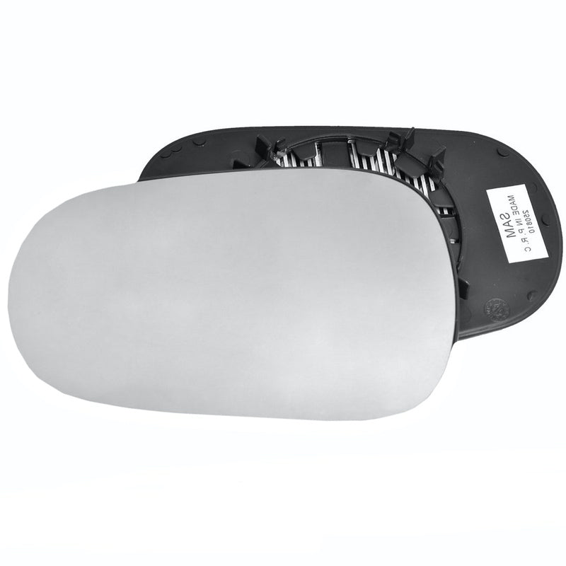 Left side wing door mirror glass for Dacia Logan, Nissan Micra, Renault Clio, Renault Megane, Renault Megane Scenic, Renault Modus