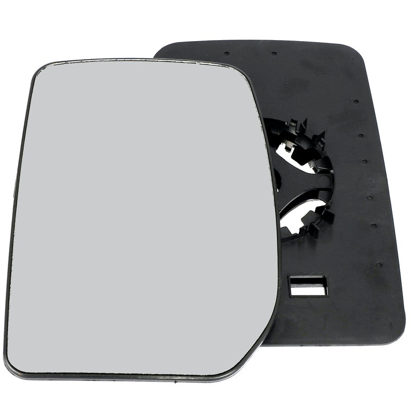 Left side wing door mirror glass for Ford Transit