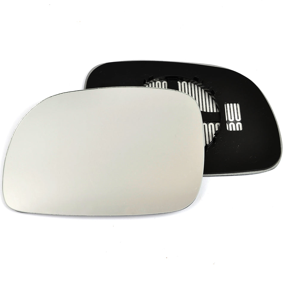 Left side wing door mirror glass for Chrysler Voyager, Dodge Caravan