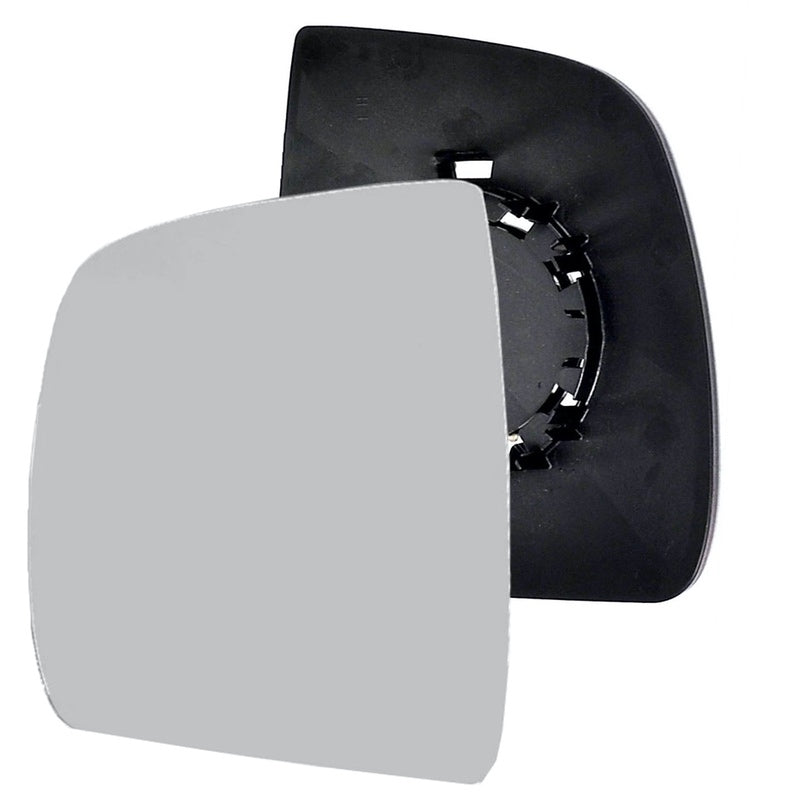 Left side wing door mirror glass for Fiat Doblo, Vauxhall Combo