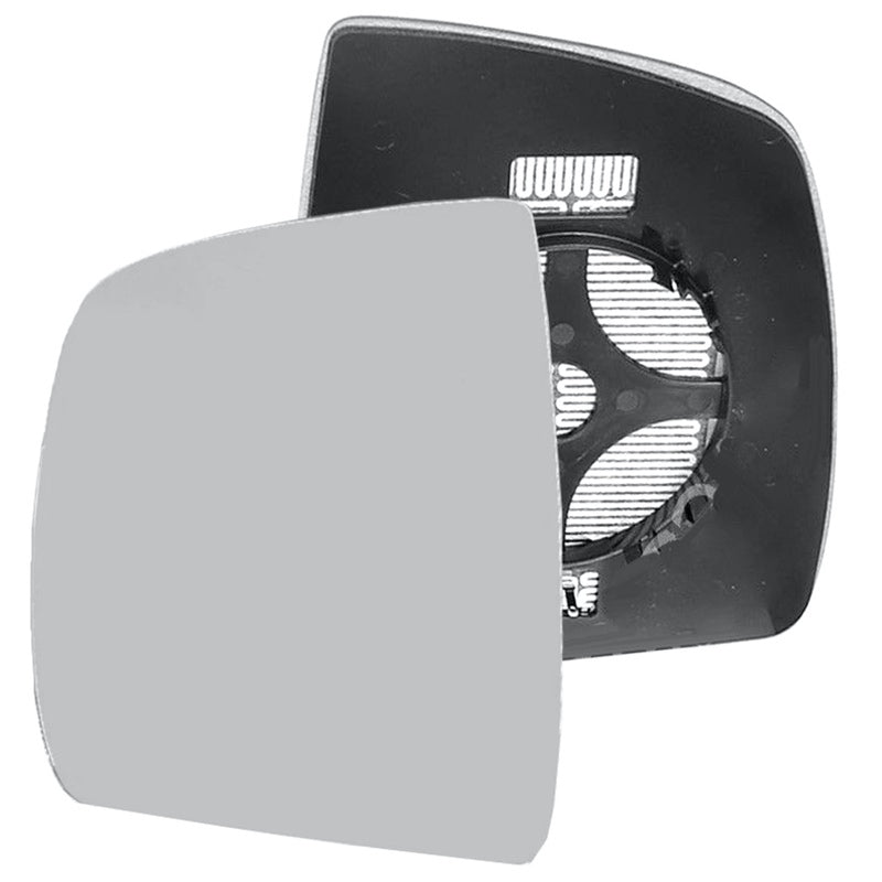Left side wing door mirror glass for Fiat Doblo, Vauxhall Combo